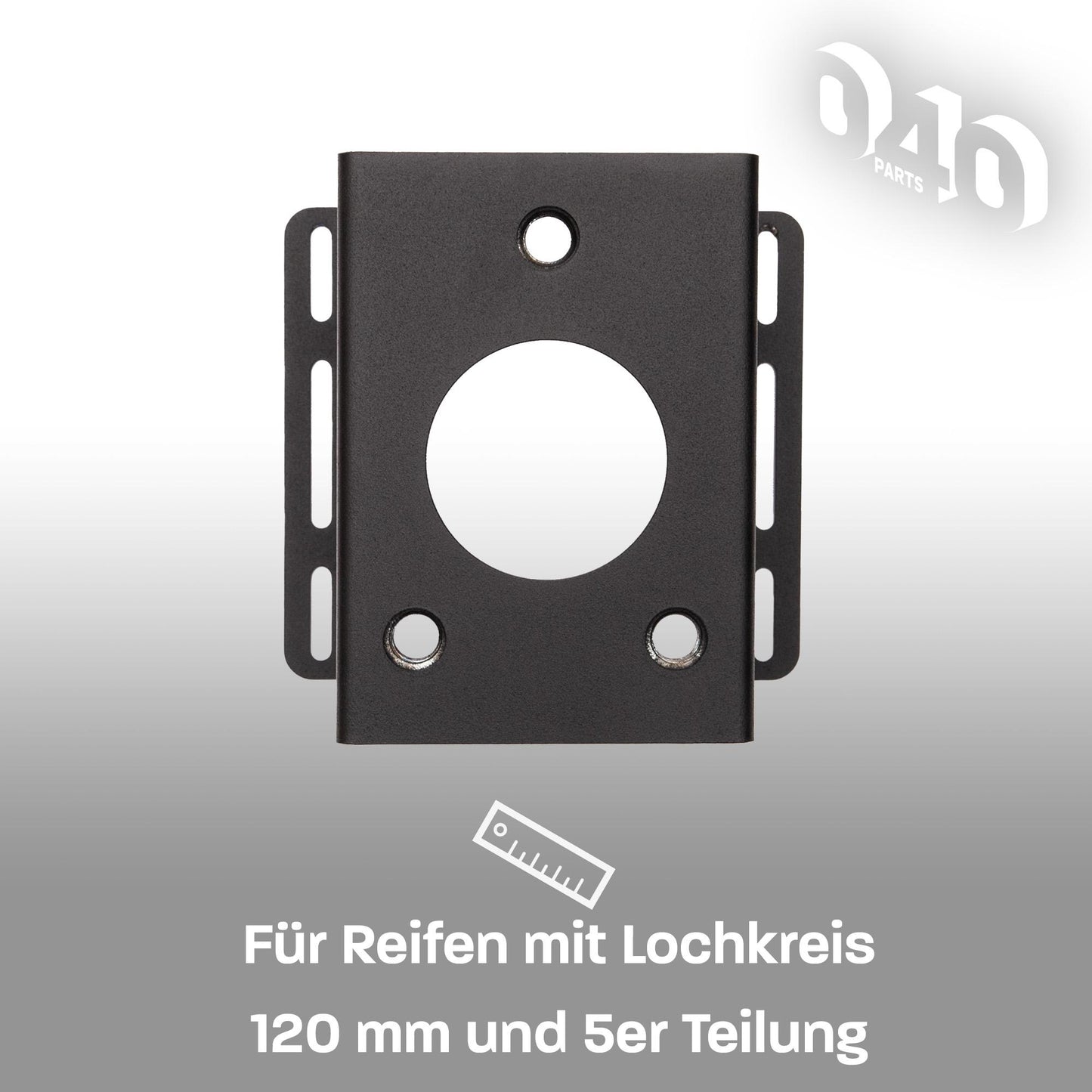 040 parts Porte-roue de secours pour VW T5, T6 et T6.1 Pneu de secours compatible avec de nombreuses autres jantes Porte-pneu de secours Support de roue de secours
