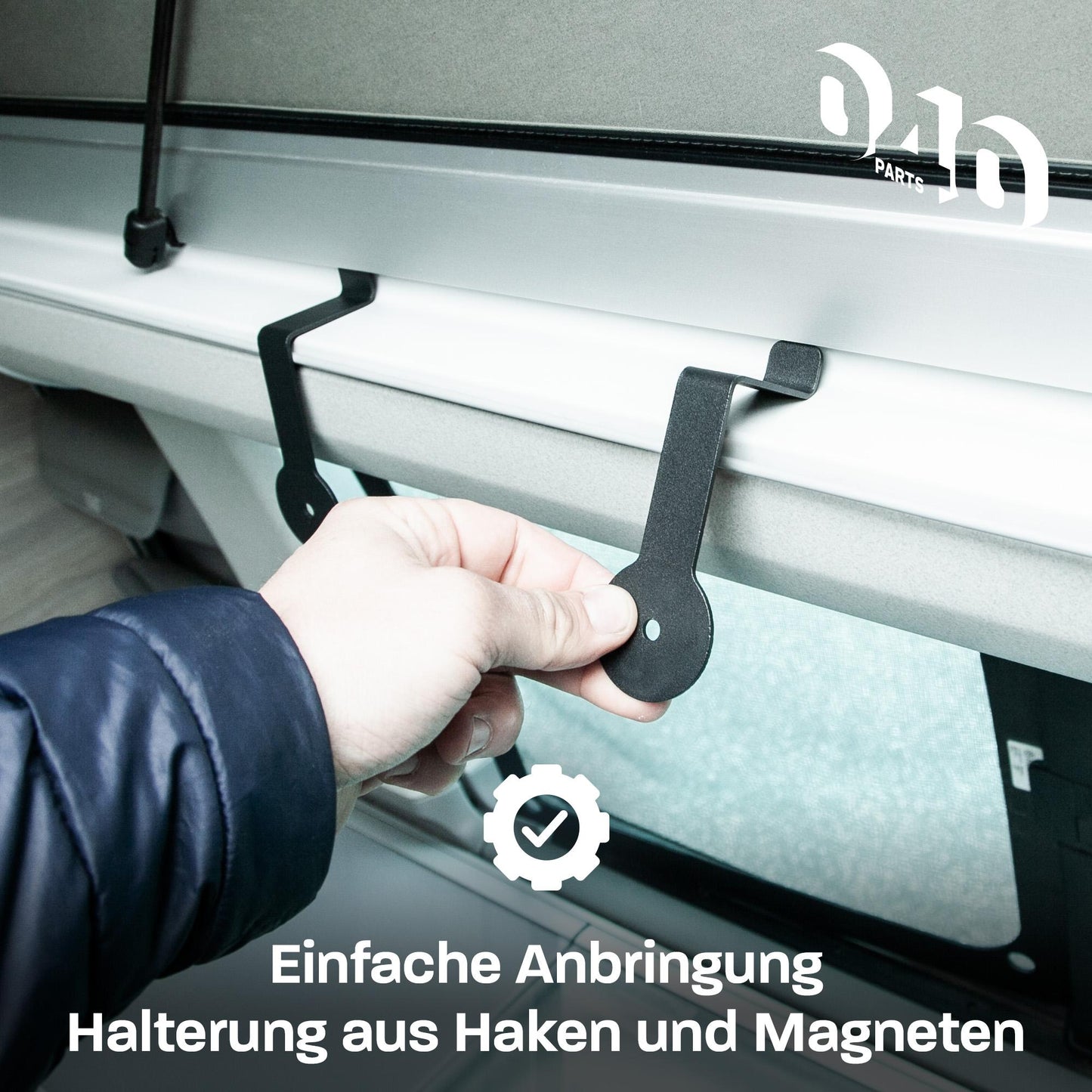 B-Ware: 040 Parts Porte-essuie-tout magnétique pratique pour VW T5 T6 T6.1 California - Solution de fixation universelle