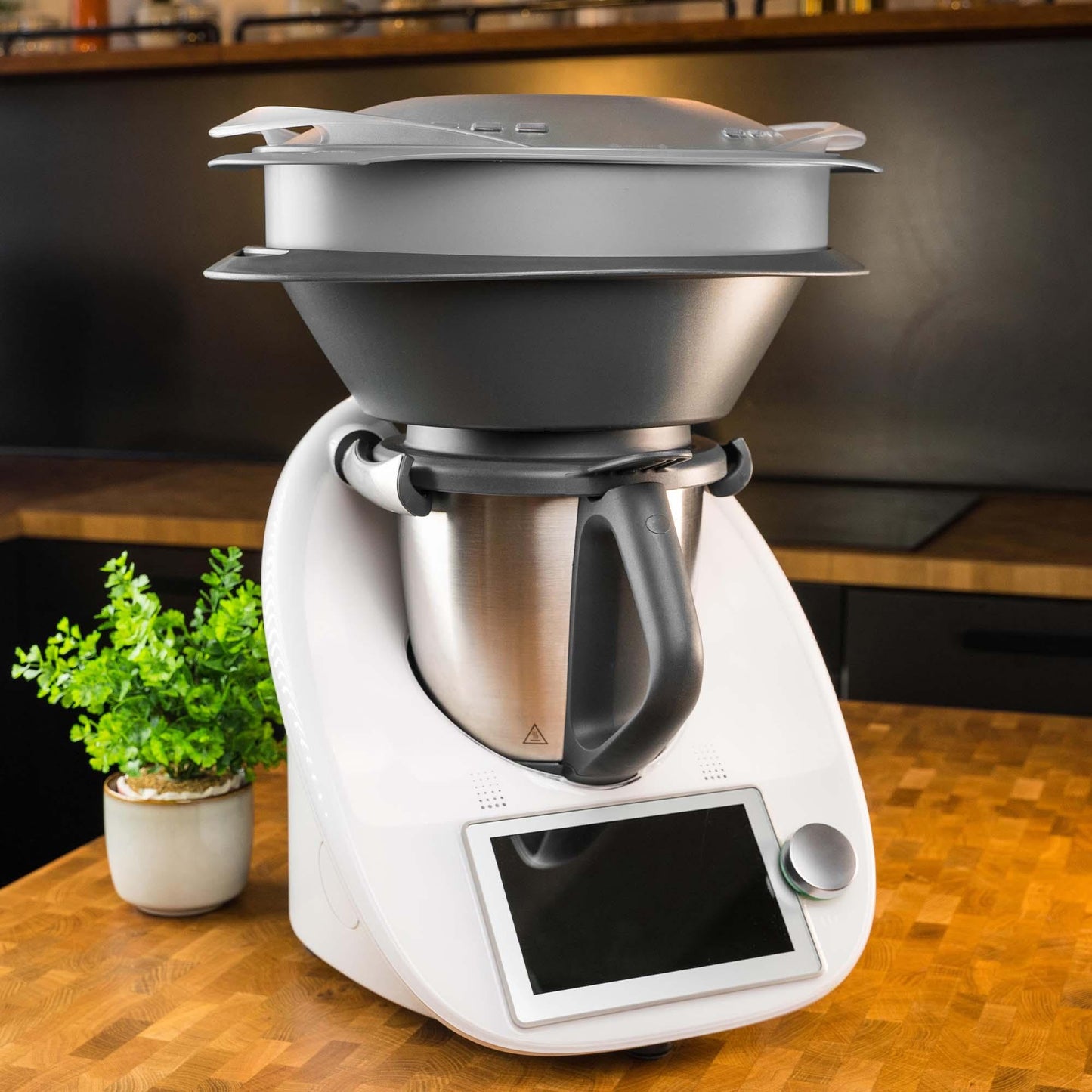 Trio-Parat Trio-Gigant para Thermomix TM6/TM5/TM31 Gris hierro