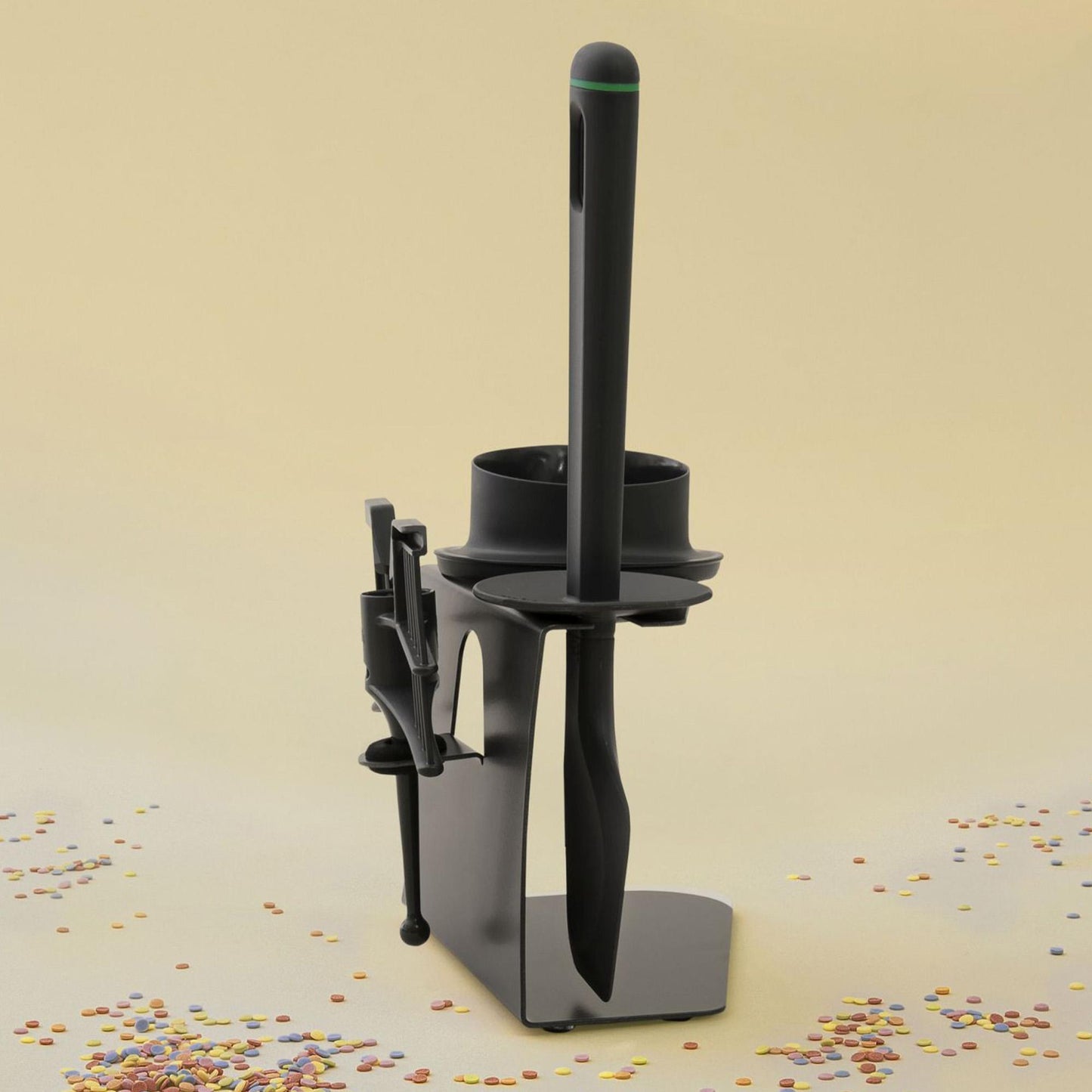 Leckerhelfer Mekeko Zubehörhalter für Thermomix TM6 in anthrazit - Lieferumfang | Mixcover