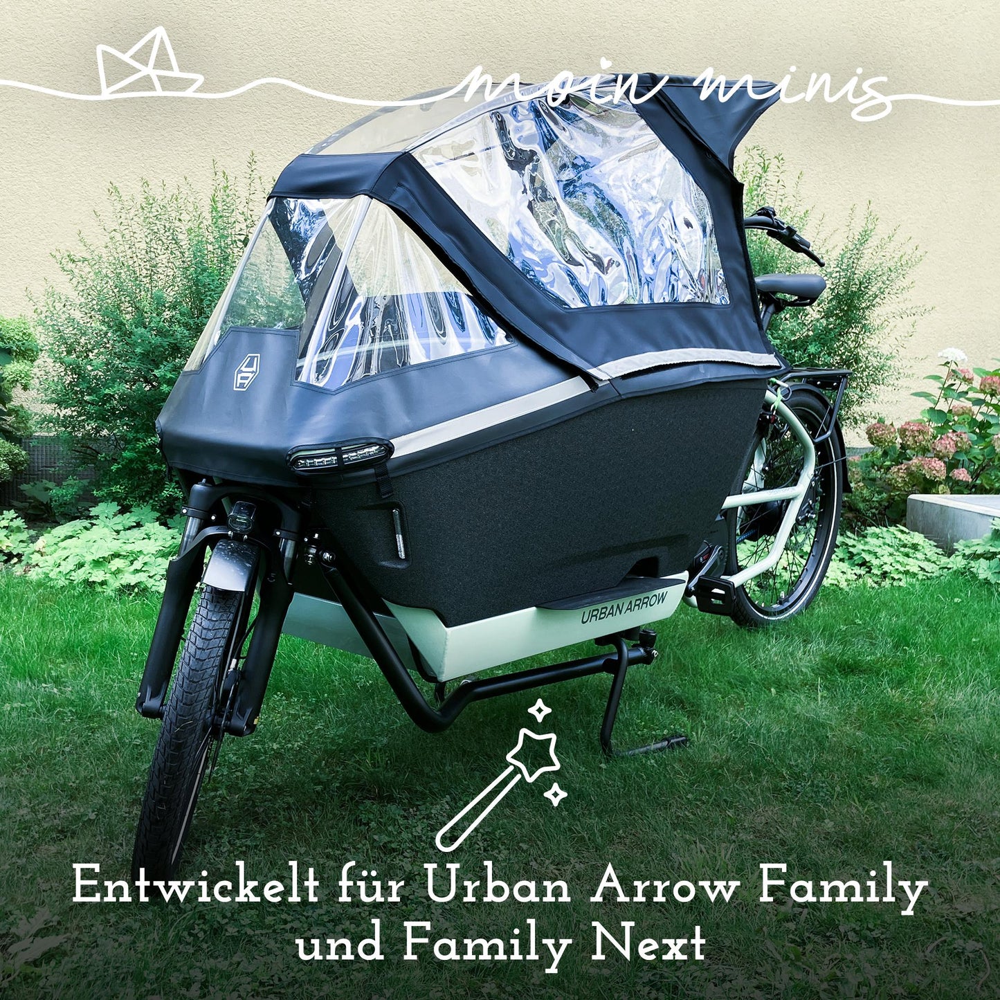 moin minis Einstiegshilfe für Urban Arrow Family & Family Next Lastenrad Fahhrad Cargo bike Trittbrett