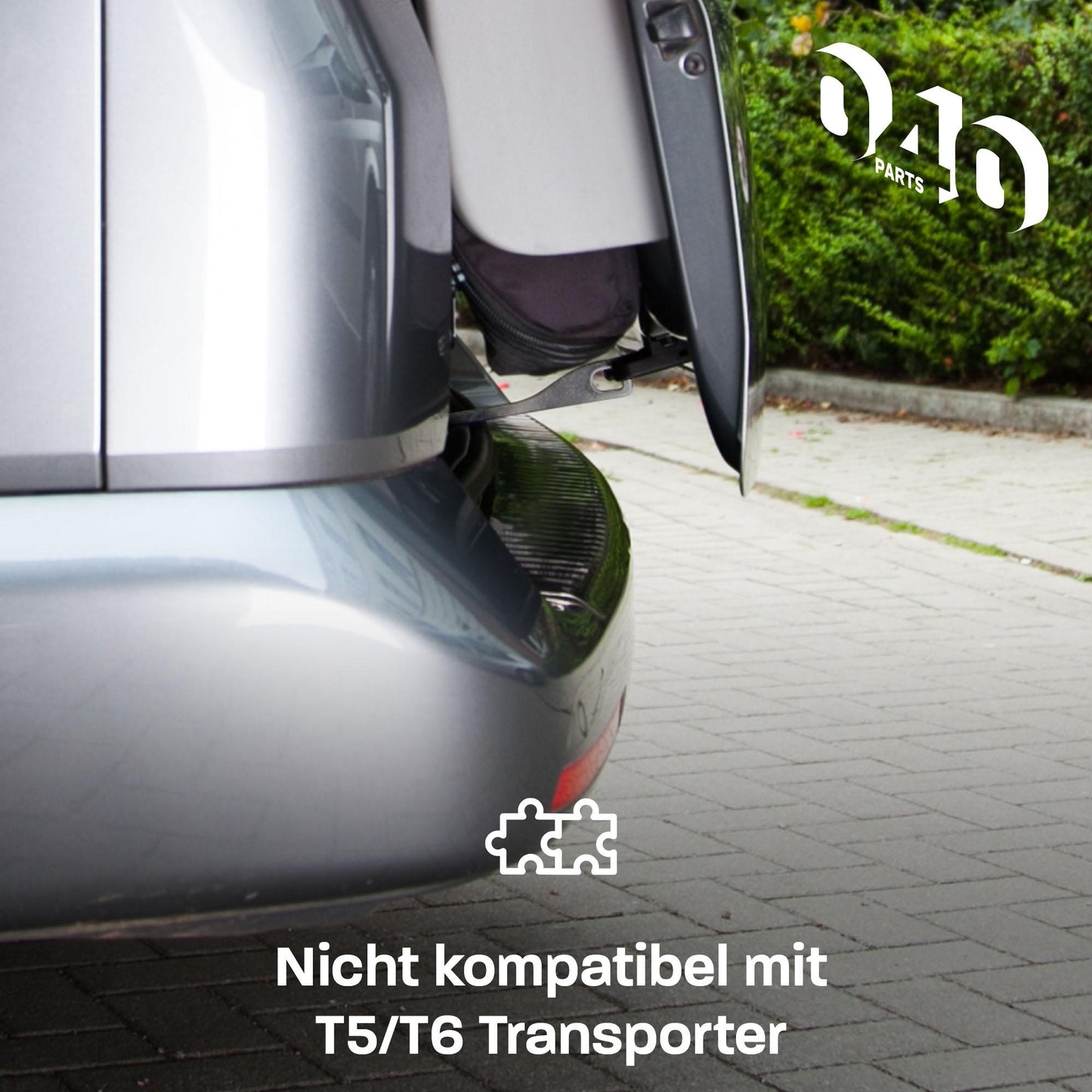 040Parts Elevador largo de portón trasero 20cm compatible con VW T7, T6, T5, T4 California Multivan Bulli Ocean Coast Beach Team, Golf, Caddy