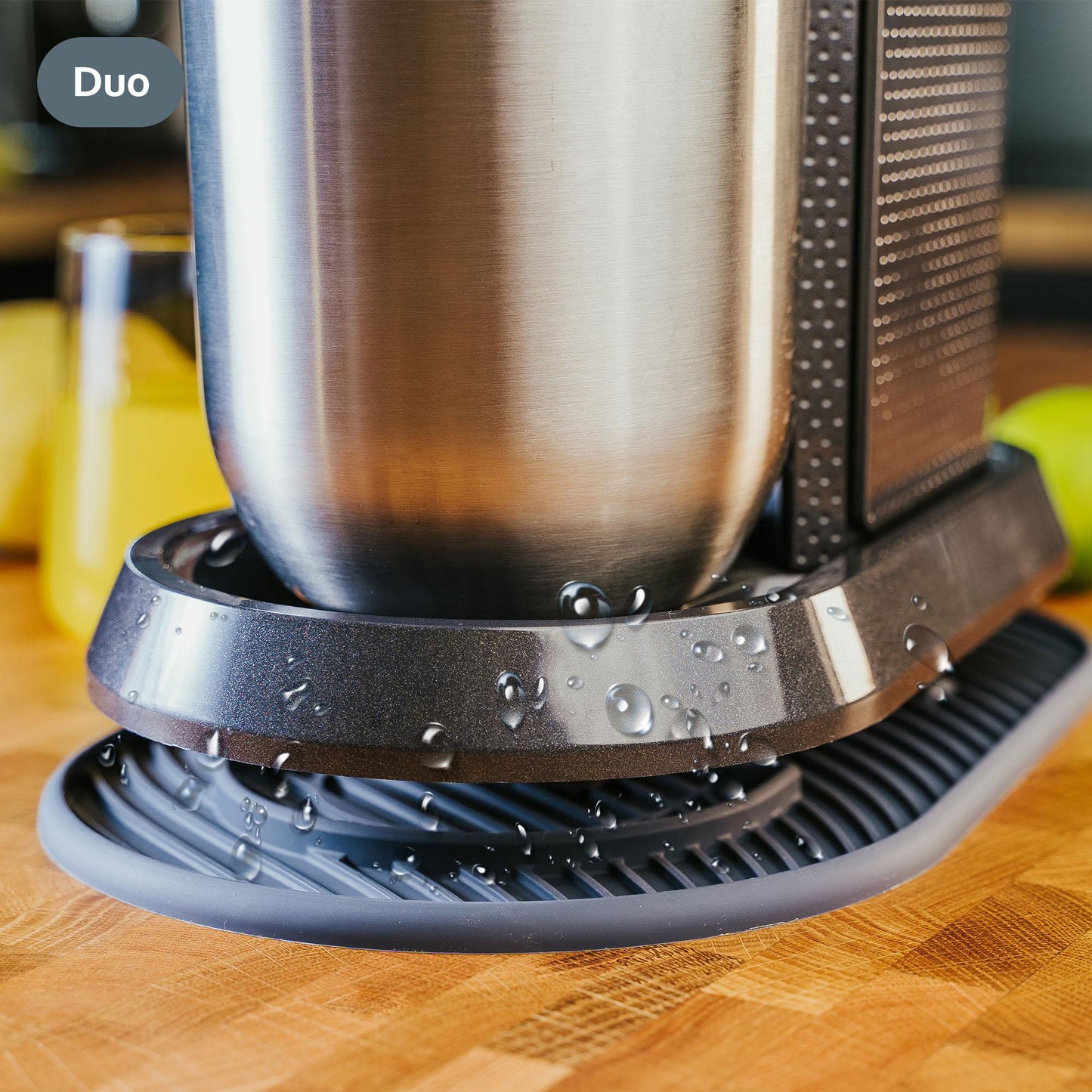 B-Ware: Tapete de silicona, tapete escurridor compatible con SodaStream Duo