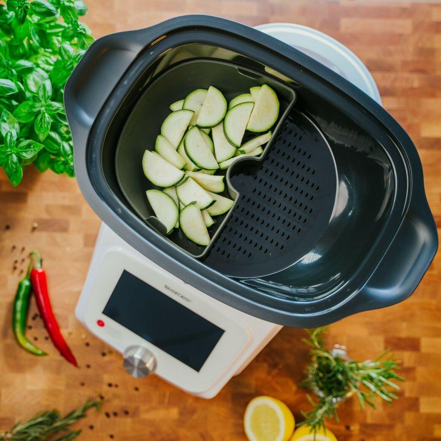 mixcover Cooking Space Divider (HALF) for Monsieur Cuisine Connect & Smart Steamer Compartment