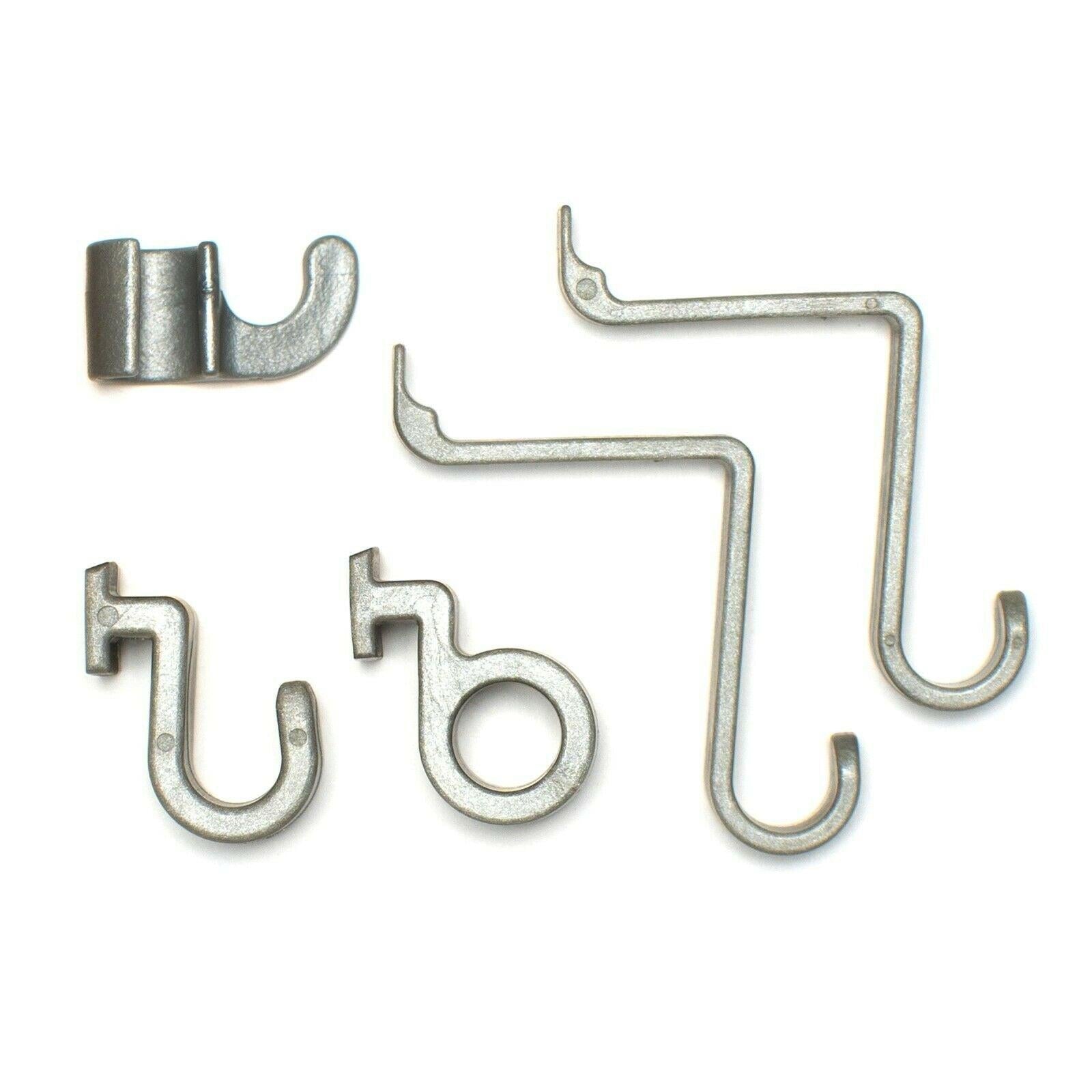 040Parts 5er hook set suitable for VW T5 T6.1 California Beach Bulli Camper  - Mixcover