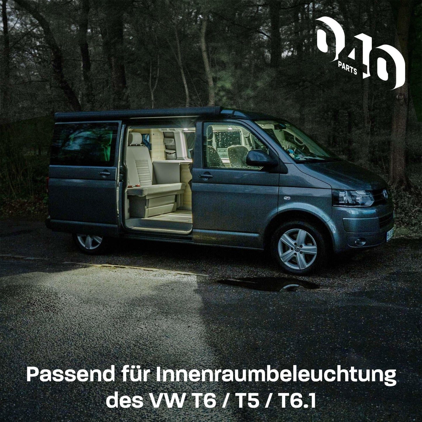 040Parts Farbfilter Set für LED Innenbeleuchtung kompatibel mit VW T6 / T5 / T6.1 auswechselbare Filterfolien für VW Leuchten im Fahrzeuginnenraum - Mixcover - Mixcover