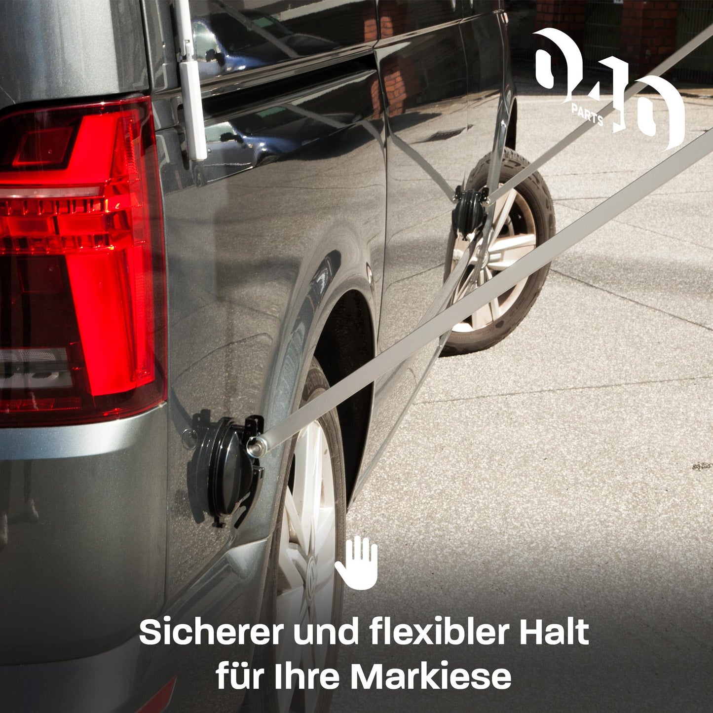 040Parts Markisenhalter Saugnapf für Thule Fiamma Dometic Markiesen kompatibel mit VW T7 T6.1 T6 T5 - 2er Set