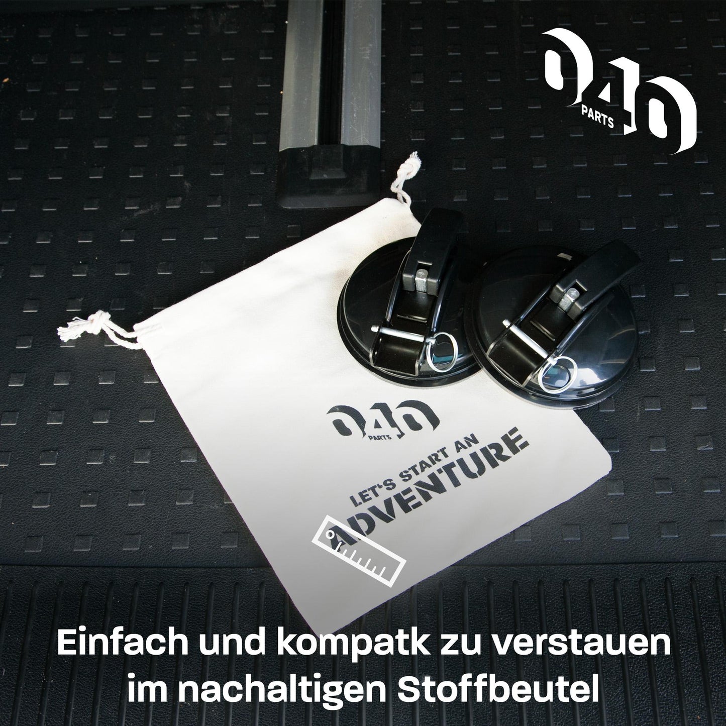 040Parts Markisenhalter Saugnapf für Thule Fiamma Dometic Markiesen kompatibel mit VW T7 T6.1 T6 T5 - 2er Set