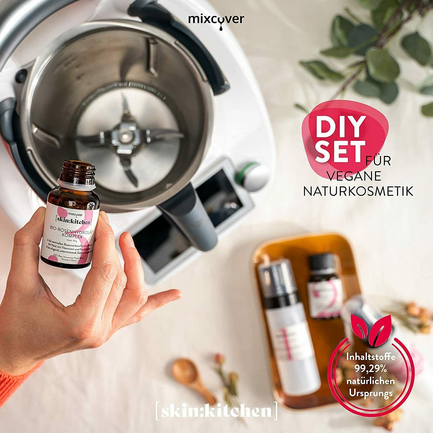 DIY Set Naturkosmetik Reinigungsmousse Rosenhydrolat Tonic für Küchenmaschinen - Mixcover - Mixcover