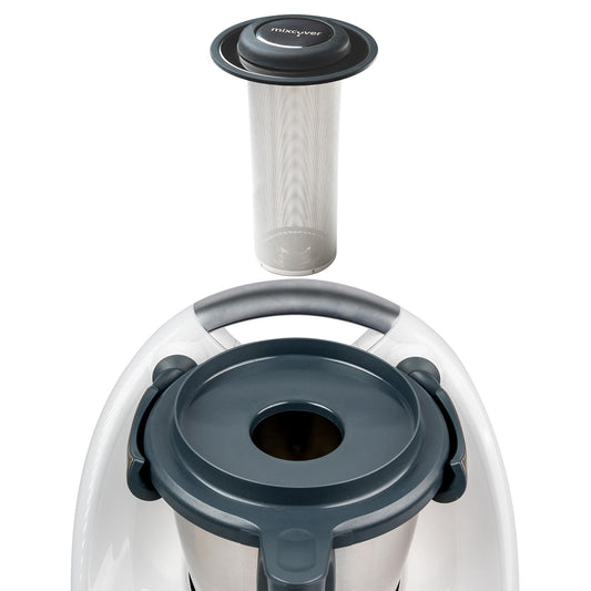 Edelstahl Teesieb/Teefilter passend für Thermomix TM6 / TM5 / TM Friend in Verbindung mit Messerersatz - Weltneuheit! Besser als ein Teeautomat! - Mixcover - Mixcover