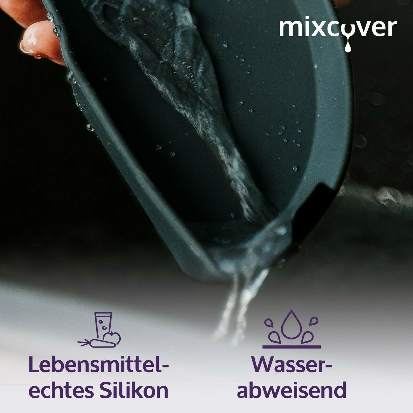 mixcover Dampfgarform Silikonform Auflaufform Halb für Bosch Cookit Dampfgarraum - Mixcover - Mixcover