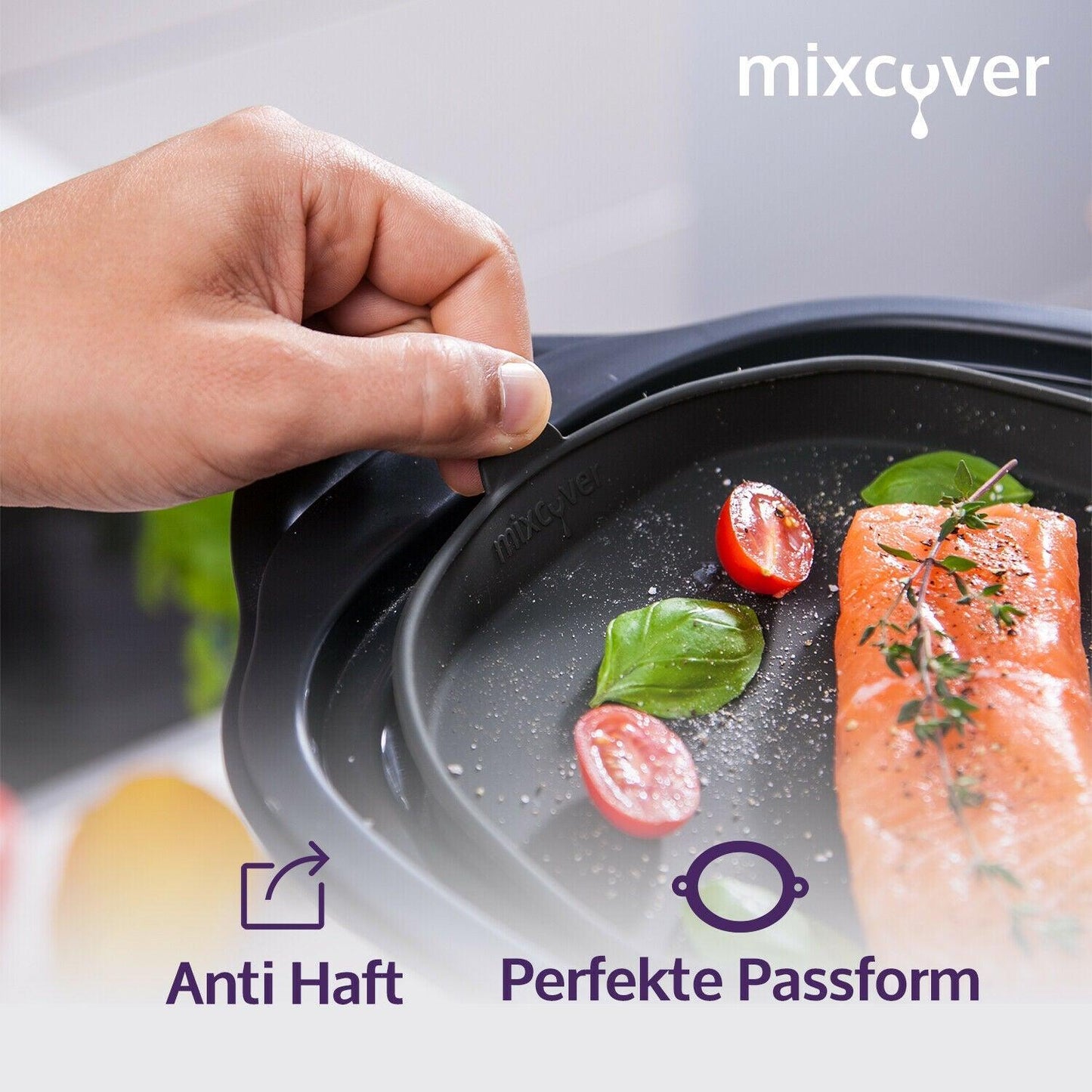mixcover Dampfgarform Silikonform Auflaufform Monsieur Cuisine & Smart - Mixcover - Mixcover