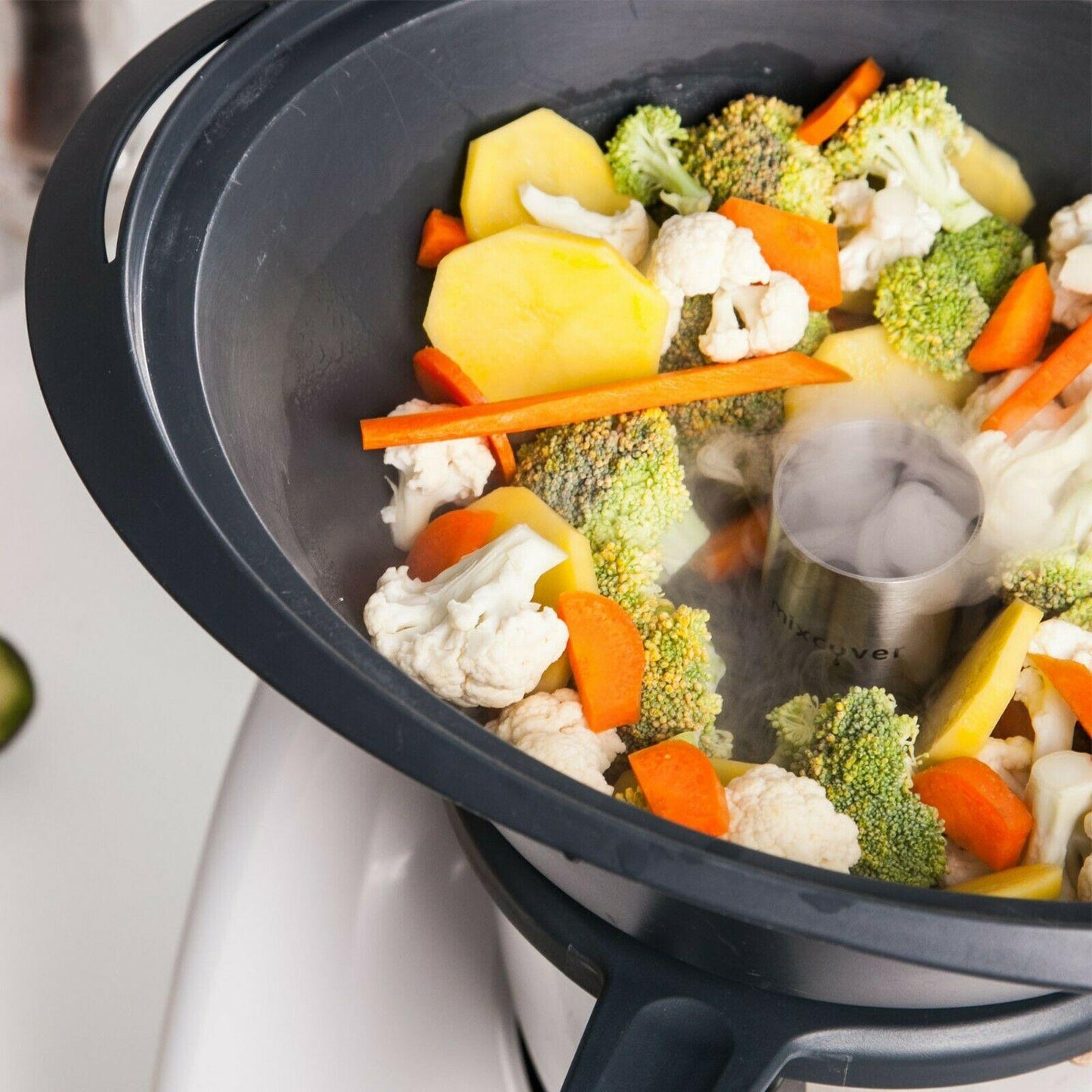 mixcover Dampfkamin Zubehör für Varoma Thermomix TM5 TM6 TM31 Zubehör, TM Friend Monsieur Cuisine Zubehör MCS Zubehör Bosch Cookit Zubehör - Mixcover - Mixcover