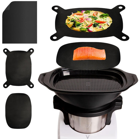 mixcover Film de cuisson permanente - papier de cuisson, protection contre les goutte-à-goutte pour Monsieur Cuisine Connect, Édition plus et insert MCS, Monsieur Cuisine Accessoires