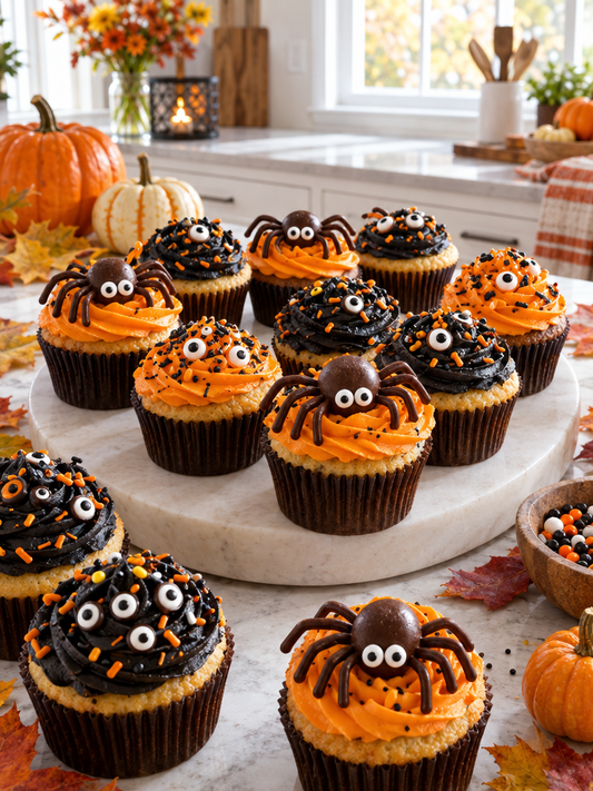 Halloween-Cupcakes mit Thermomix: Gruselig lecker