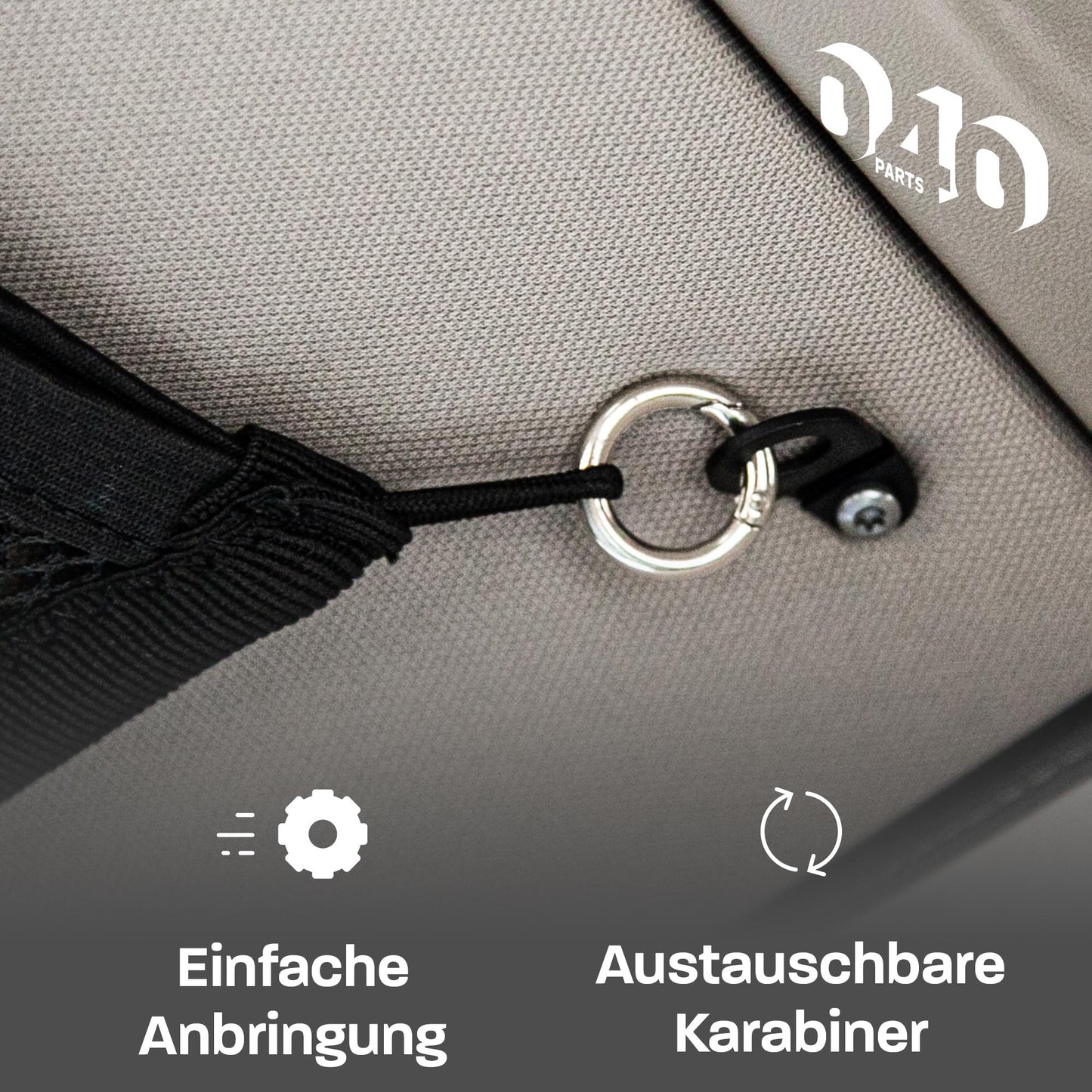 040Parts Gepäck-Netz Kombi-Aufbewahrungs-Netz für Aufstelldach und Innenraum kompatibel mit VW T7 Neuer California