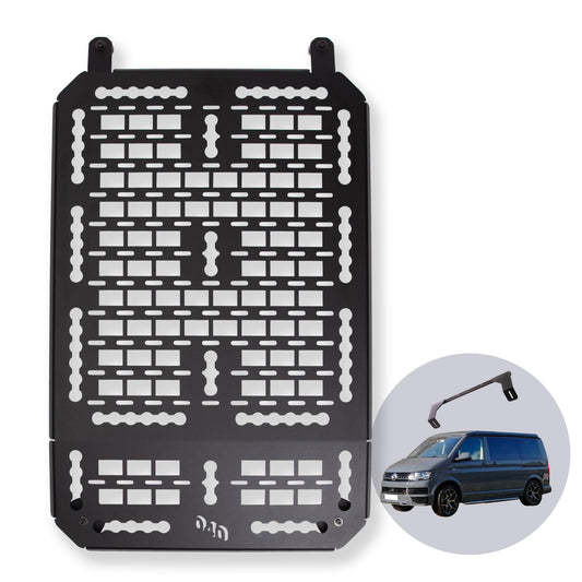 040 Parts Molle Board für VW T5 T6 T6.1 Transporter oder Multivans mit C-Schiene Universelle Gerätehalterung