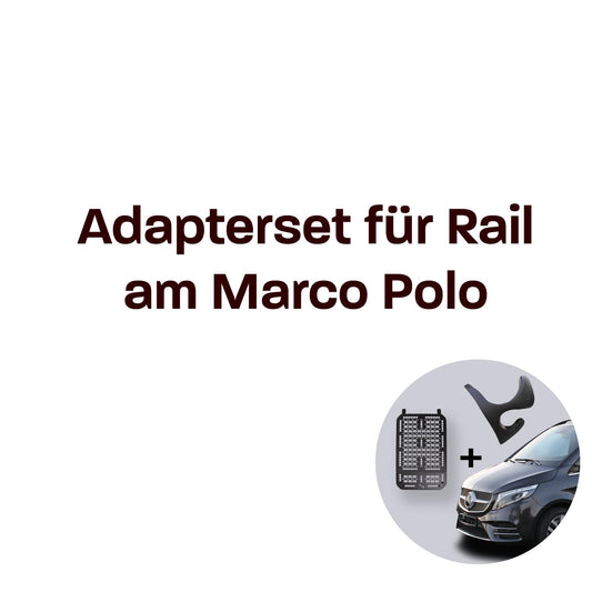 040 parts Molleboard Adapter für Mercedes Marco Polo und Mercedes V-Klasse mit Kederleiste C-Schiene