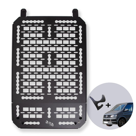 040 Parts Molle Board für VW T5 T6 T6.1 mit Reimo Multirail oder Brandrup Top-Rail Universelle Gerätehalterung