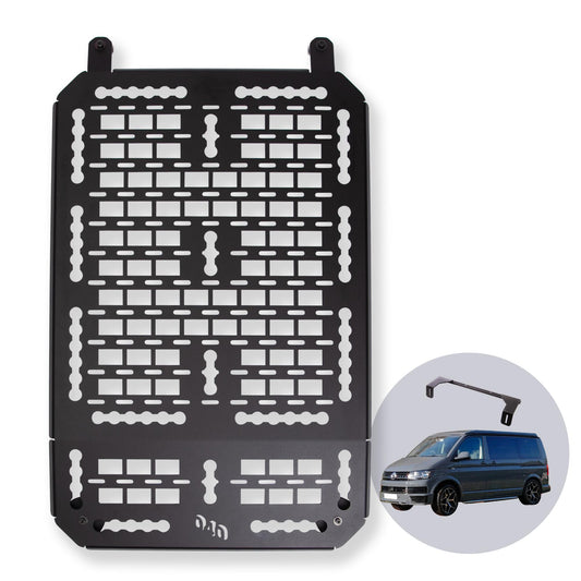 040 Parts Molle Board für VW T5 T6 T6.1 Transporter oder Multivans ohne C-Schiene Universelle Gerätehalterung