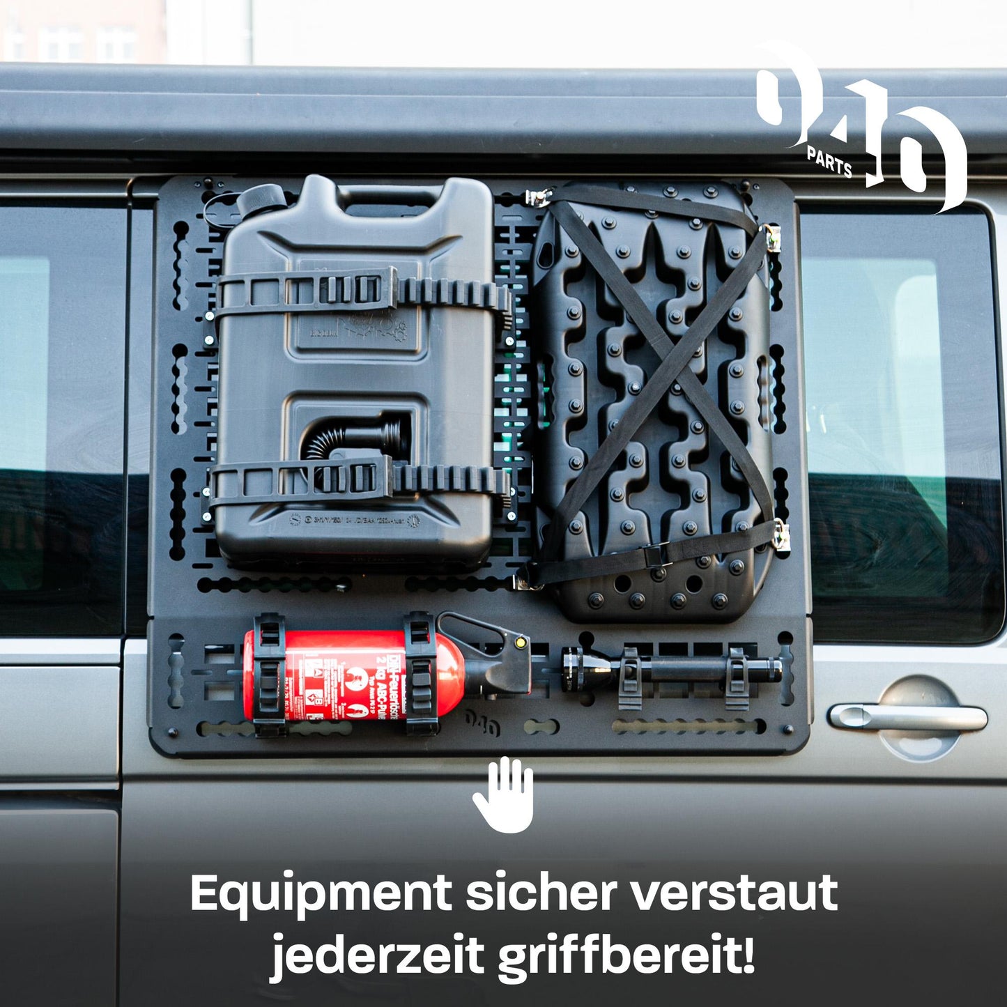 040 Parts Molle Board für VW T5 T6 T6.1 Schiebetür Universelle Gerätehalterung