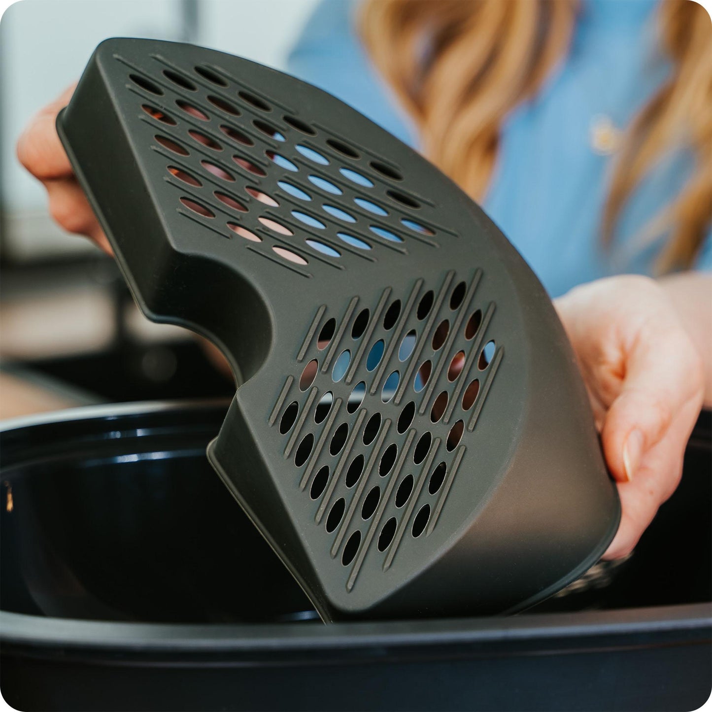 mixcover Garraumteiler (VIERTEL) für Thermomix TM7 Varoma Dampfgarraum