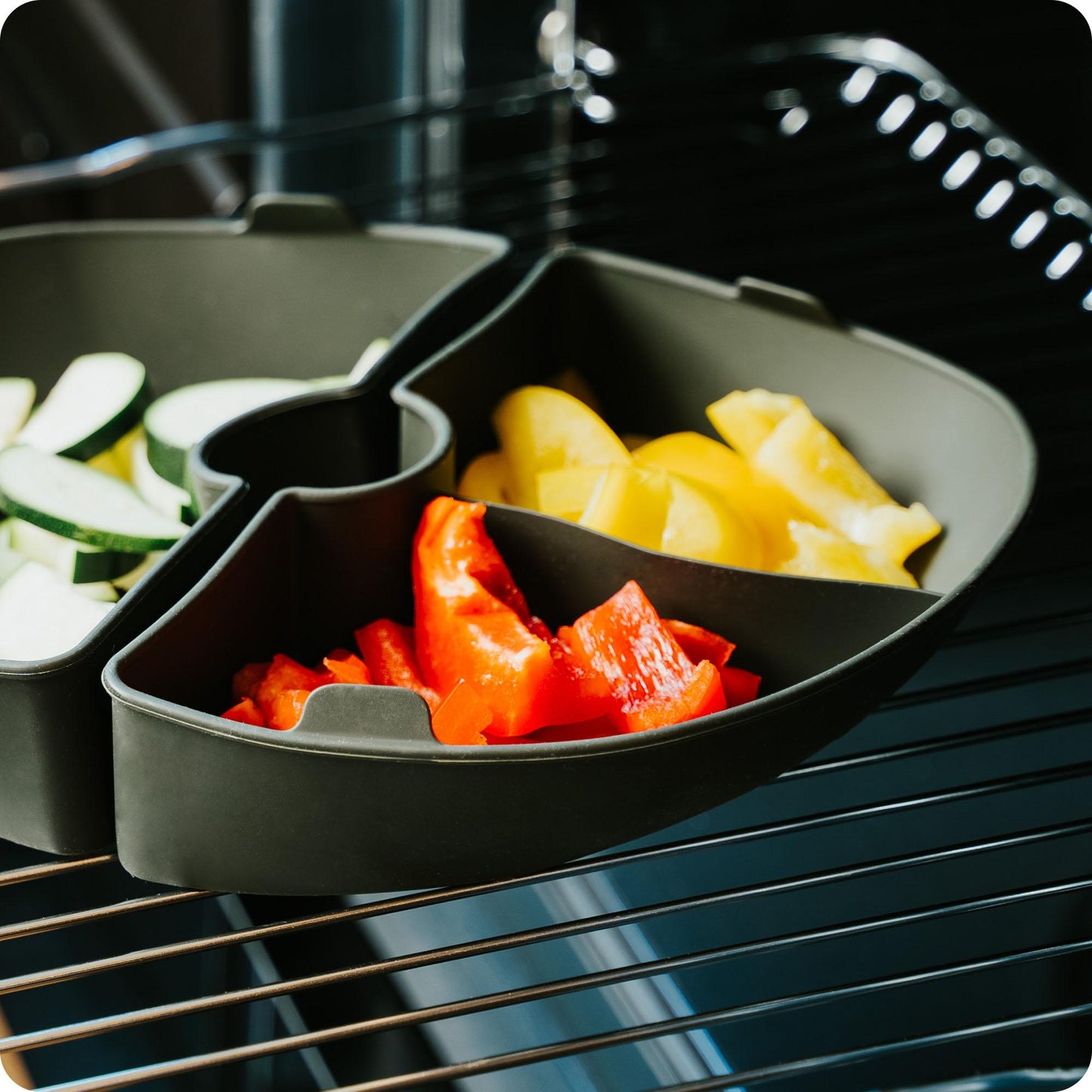 mixcover Garraumteiler (VIERTEL) für Thermomix TM7 Varoma Dampfgarraum