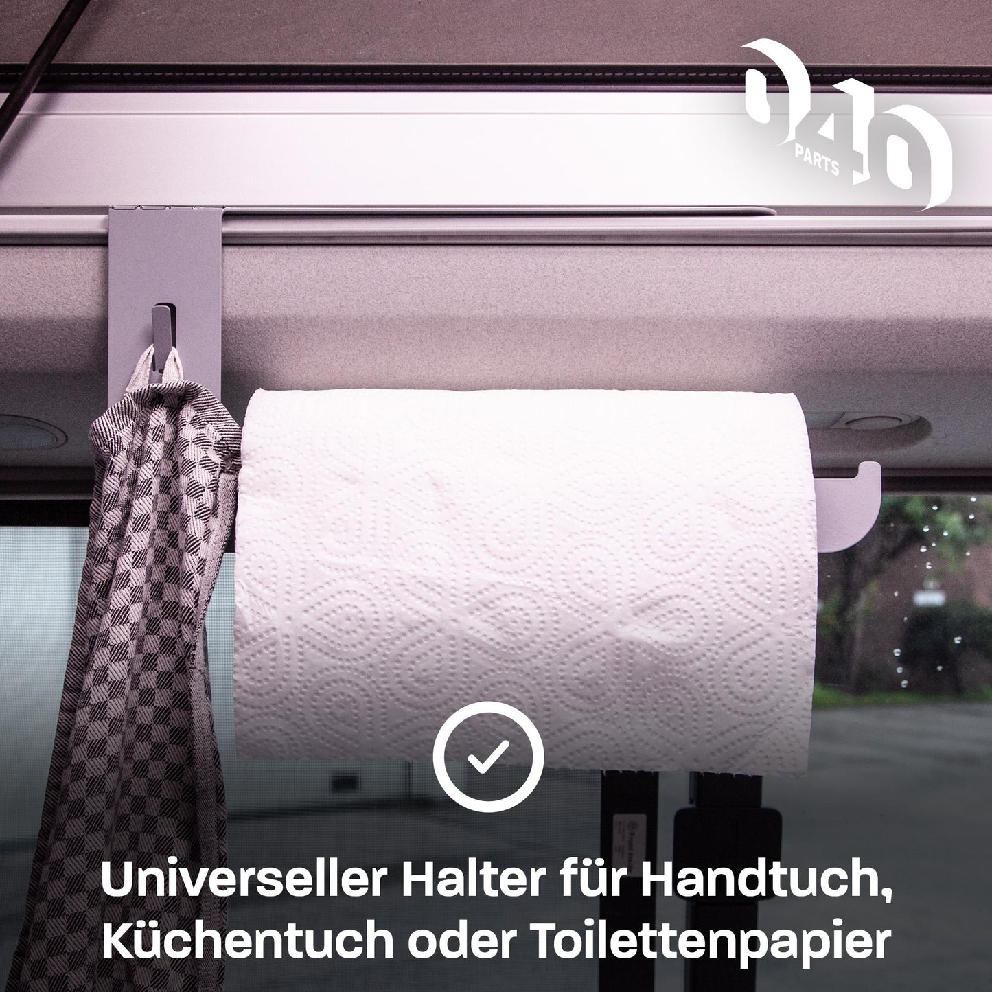 040 Parts Praktischer Küchenrollenhalter für VW T5 T6 T6.1 California - Universelle Befestigungslösung