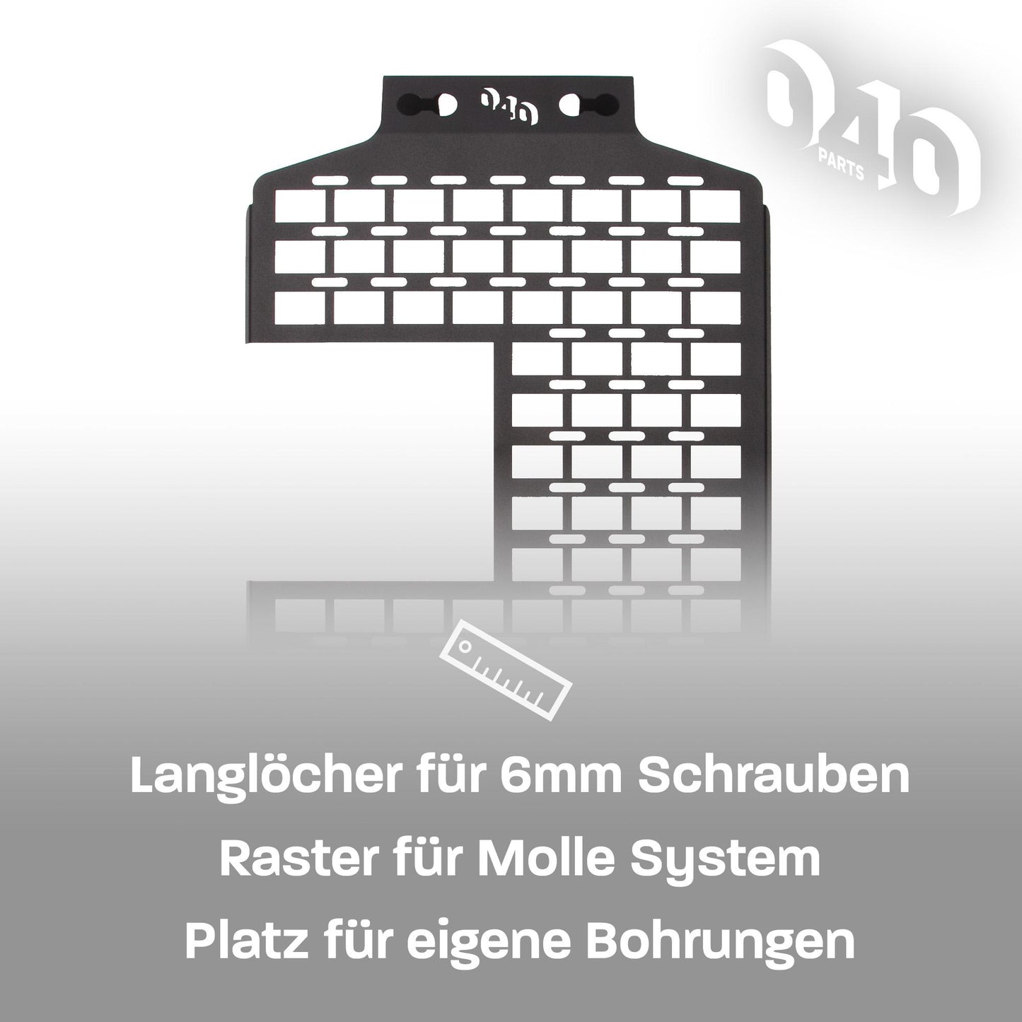 040 parts Molle Board für den Fahrersitz im California Ordnungshelfer Equipmenthalter tool board für VW T5 T6 T6.1 California