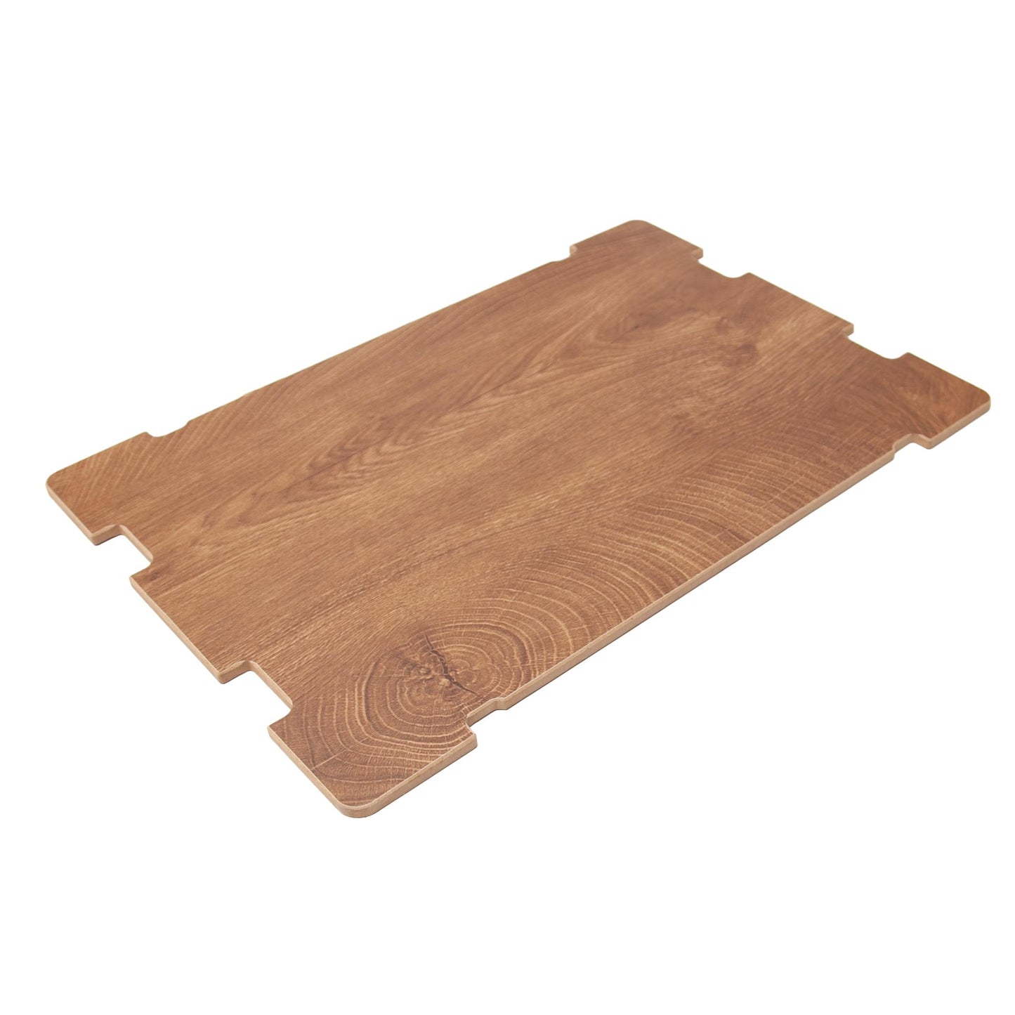 040Parts Wooden Board for Folding Box 65L - MDF 8mm with Wood Veneer, Reinforcement/Lid Panel for Sitting or as a Sturdy Shelf