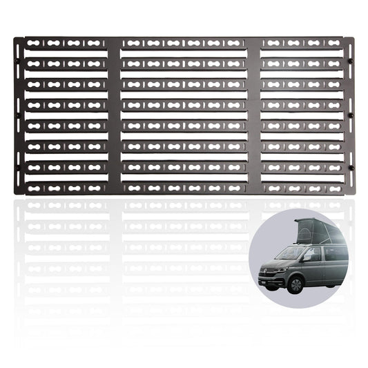 B-Ware: 040 Parts ultra flacher Dachgepäckträger für VW T5 T6 T6.1 California damit dein Van in Tiefgaragen passt Dachträger