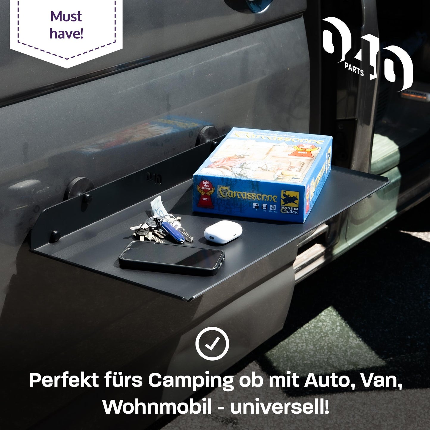 B-Ware: 040 Parts Magnettisch 63x35x8cm hohe Tragkraft für Van Camper Wohnmobil Auto