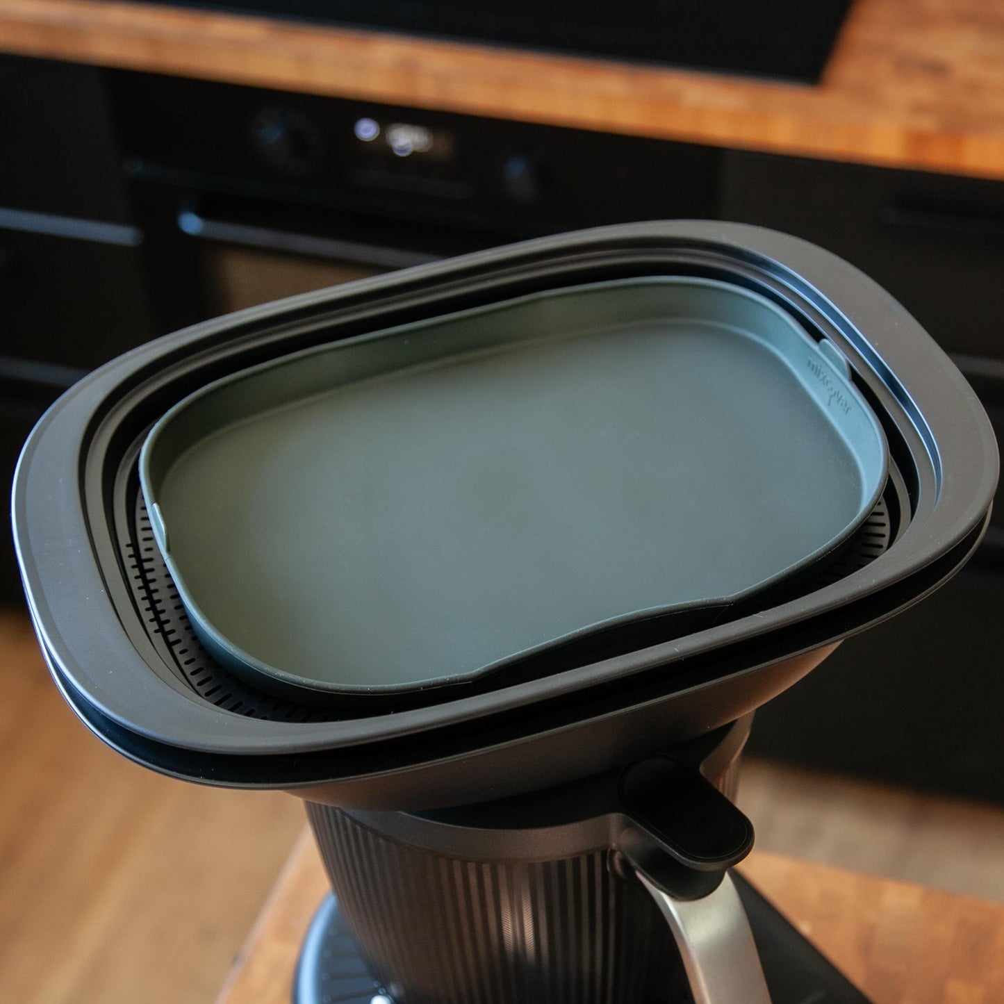 mixcover Dampfgarform Silikonform Auflaufform kompatibel mit Thermomix TM7 für Varoma Einlegeboden - Zubehör für TM7