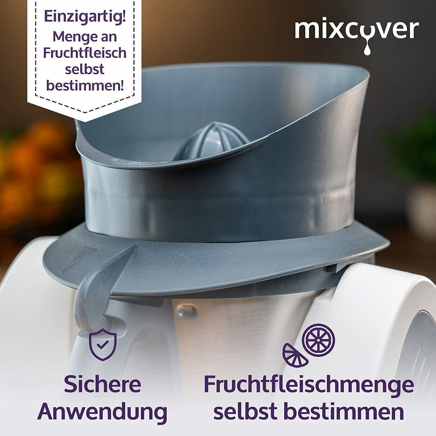 B-Ware: verbesserte Saftpresse/Zitruspresse für Thermomix TM31, Entsafter - Mixcover - Mixcover