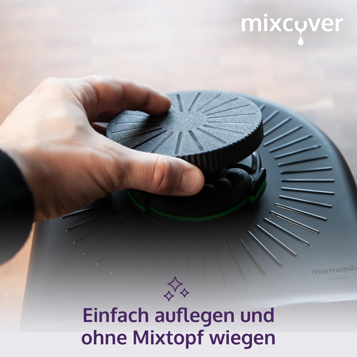 Mixcover Wiegeteller für Vorwerk Thermomix TM7  Waagen Aufsatz  Abdeckung fürs Wiegen