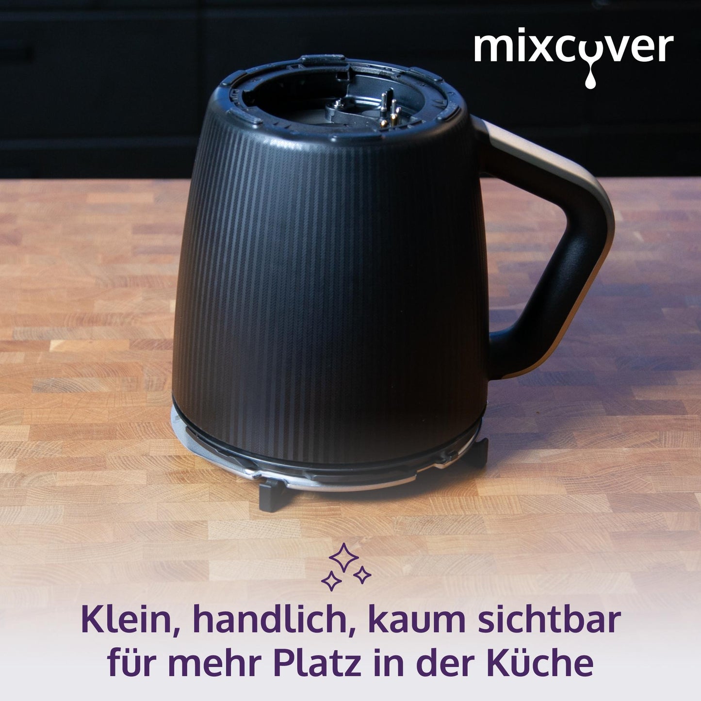 Mixcover Mixtopf Abtropfgestell für Vorwerk Thermomix TM7 TM6 TM5 Topfhalter mit Messerhalter