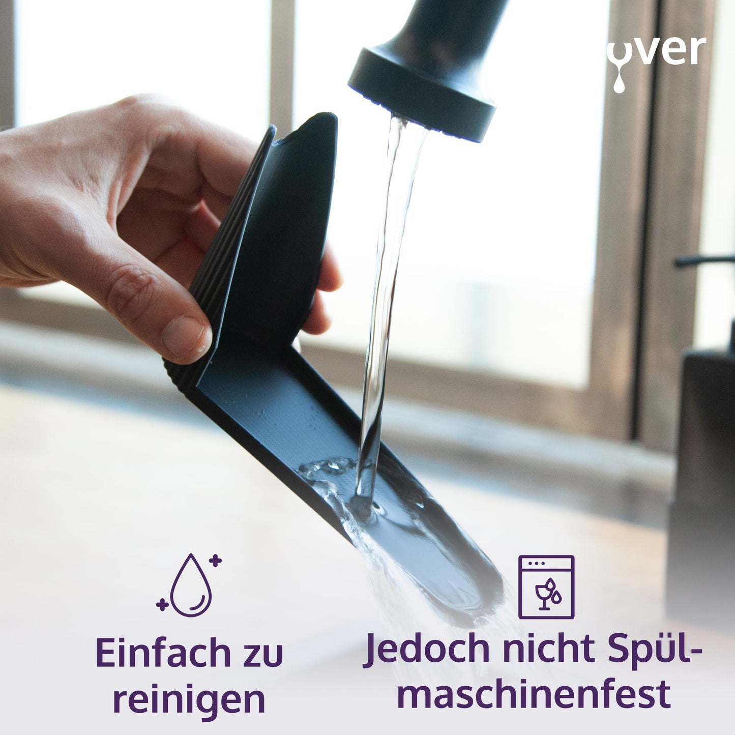 Mixcover Spatelhalter für Vorwerk Thermomix TM7 TM6 TM5 Abtropfhalter Ablage für Schaber