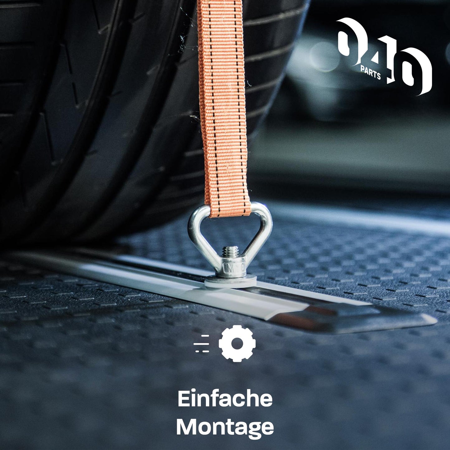 040Parts 4 бр. Комплект колани за закрепване на товар VW T7, Multivan California, Ford Tourneo Custom и др.