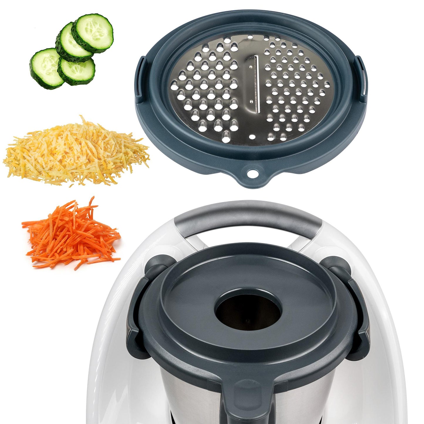 mixcover grater for vegetables, fruit and cheese vegetable grater for Thermomix TM6 and TM5