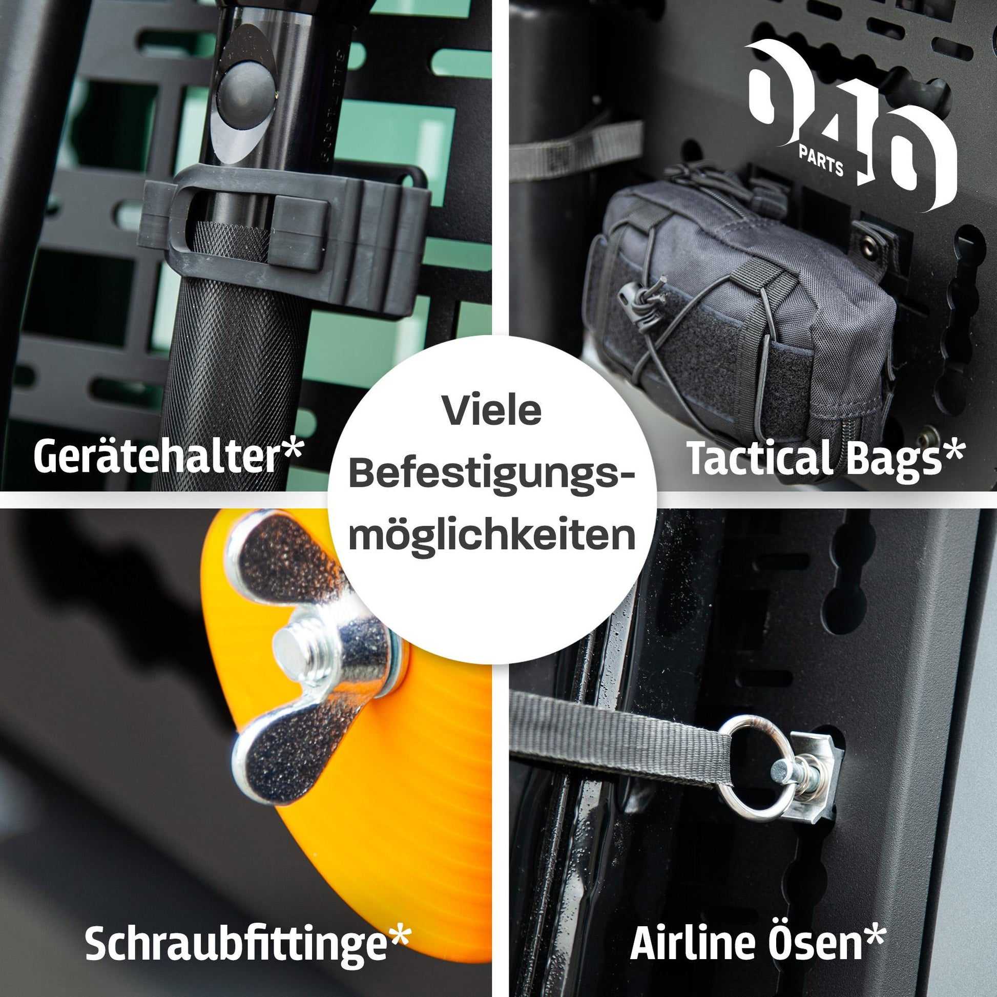 040 Parts ultra flacher Dachgepäckträger für VW T5 T6 T6.1 California damit dein Van in Tiefgaragen passt Dachträger - Detailansicht 3 | Mixcover