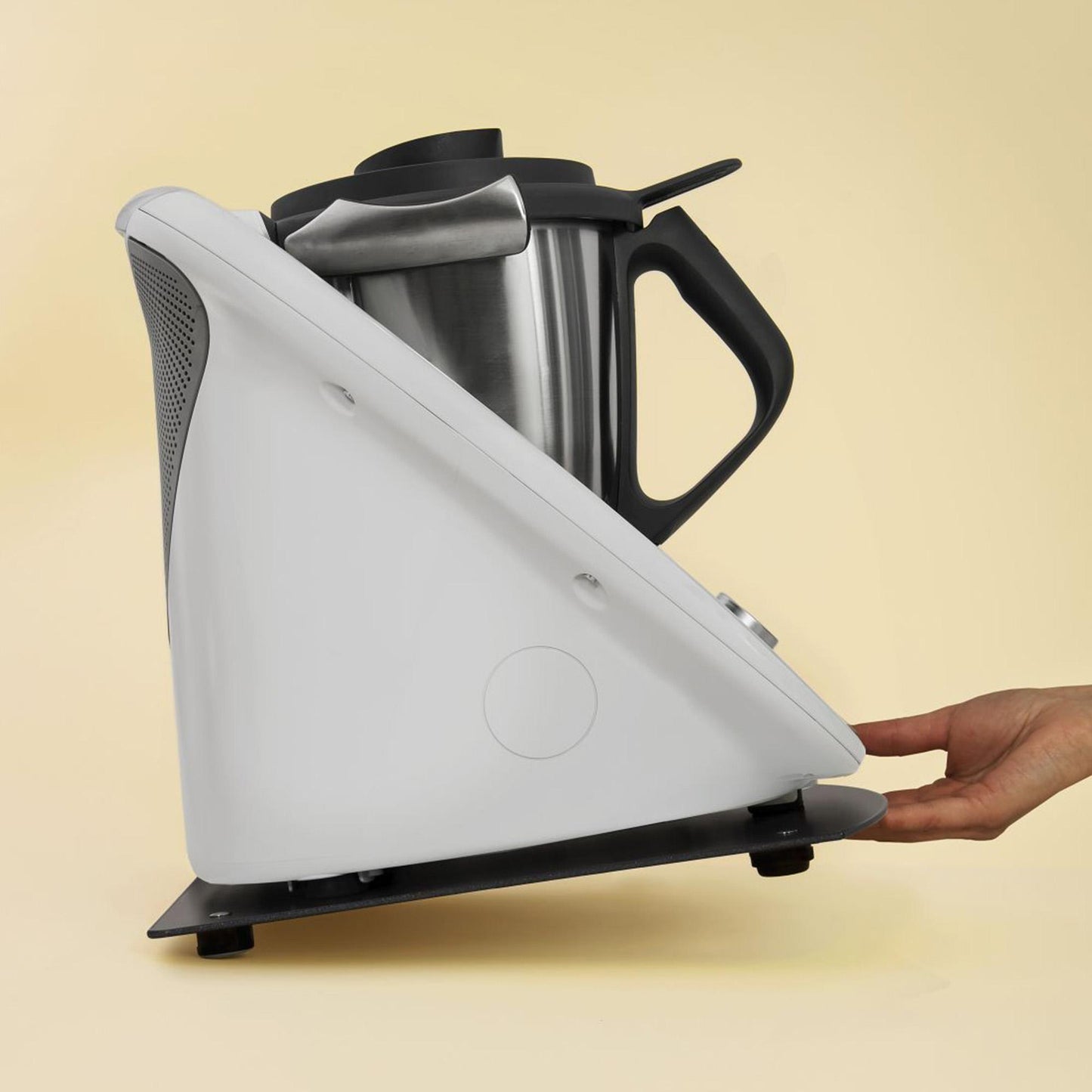 Leckerhelfer Mekeko Плъзгаща дъска за Thermomix TM6 и TM5 в антрацитно-сив
