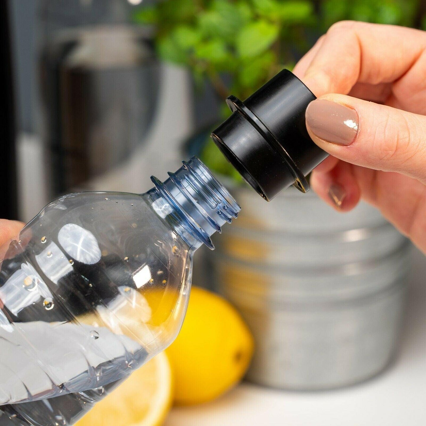 B-Ware: Adaptador para botellas PET compatible con SodaStream Easy - para botellas PET pequeñas