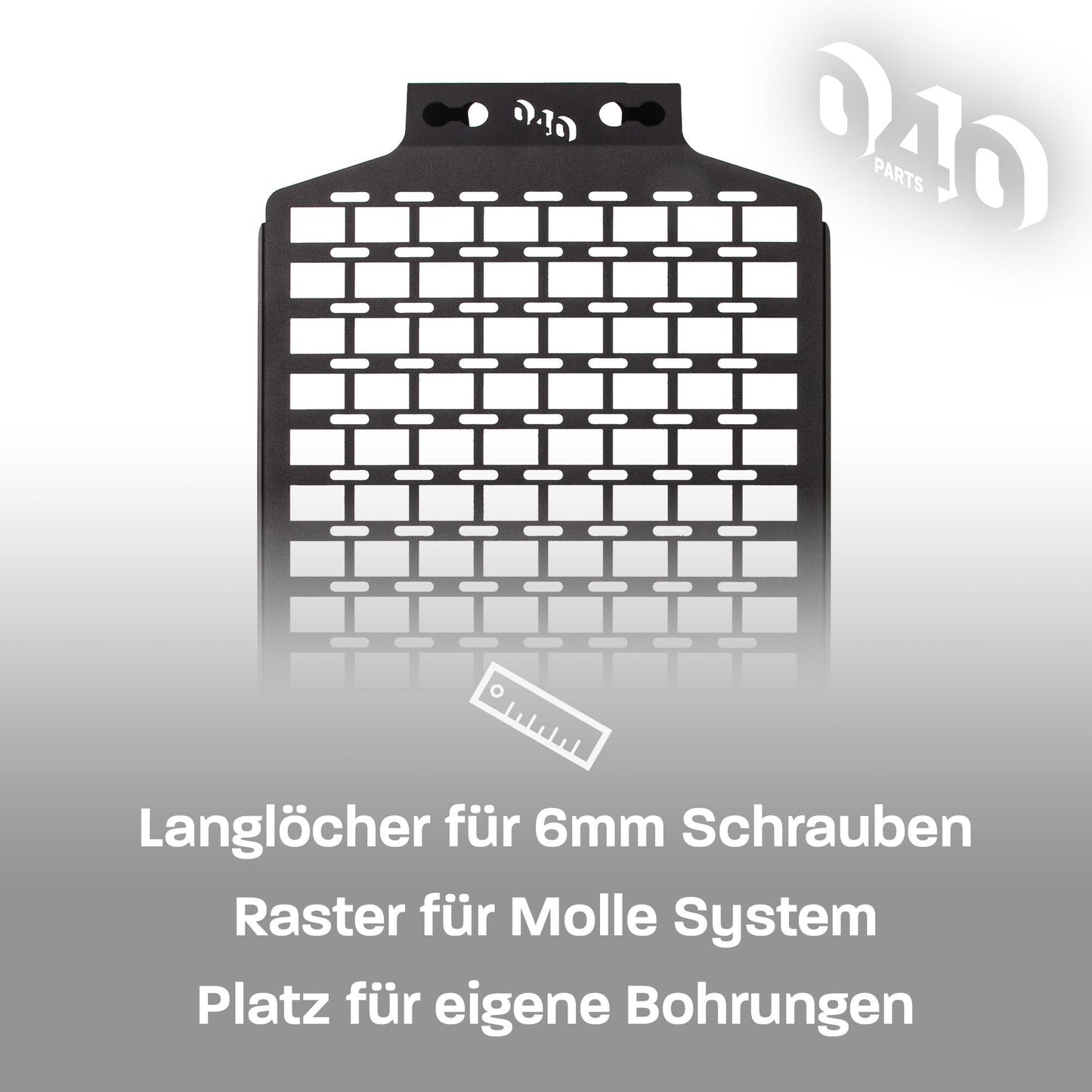 040 parts Panneau Molle pour siège passager Organisateur d'équipement Porte-outils tool board pour VW T5 T6 T6.1 California pour Multivans