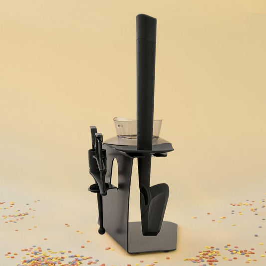 Leckerhelfer Mekeko Zubehörhalter für Thermomix TM5 in anthrazit-grau