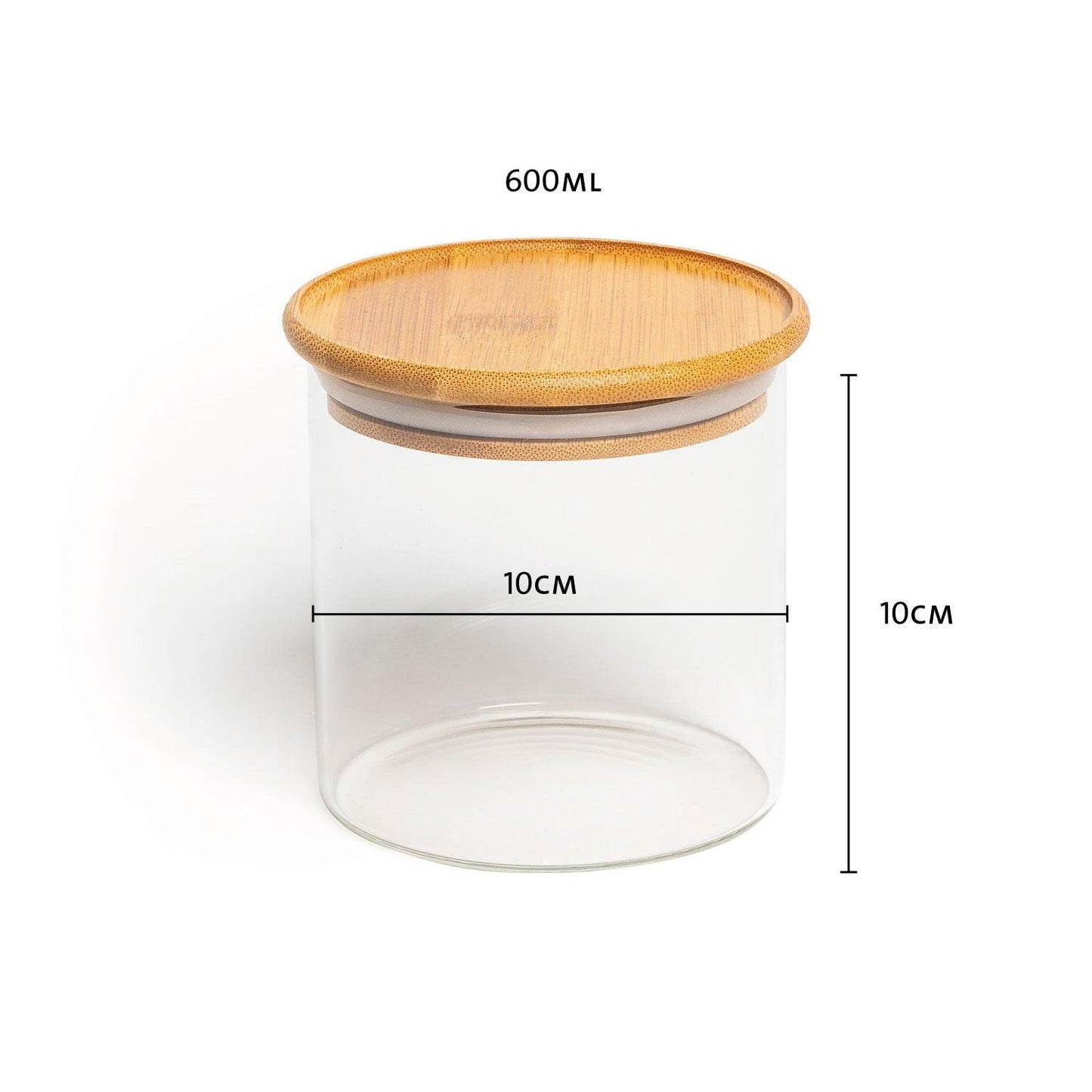 ThermoTasty: Bocal de rangement, Modèle: rond, Taille: 10x10cm, 600ml