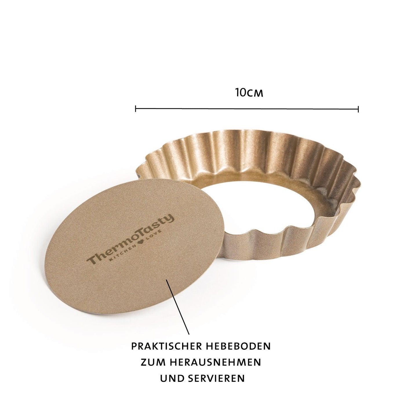 ThermoTasty: Set da 4 Stampi per Tartellette