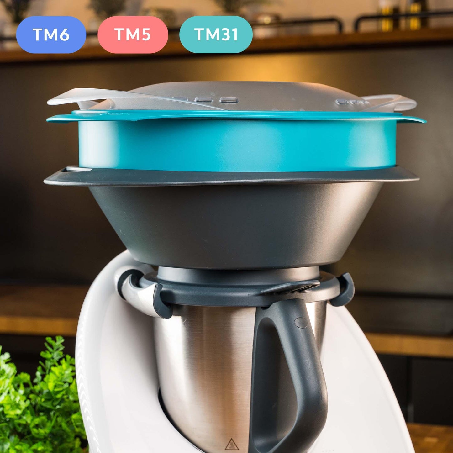 Trio-Parat Trio-Gigant für Thermomix TM6/TM5/TM31 Wasserblau