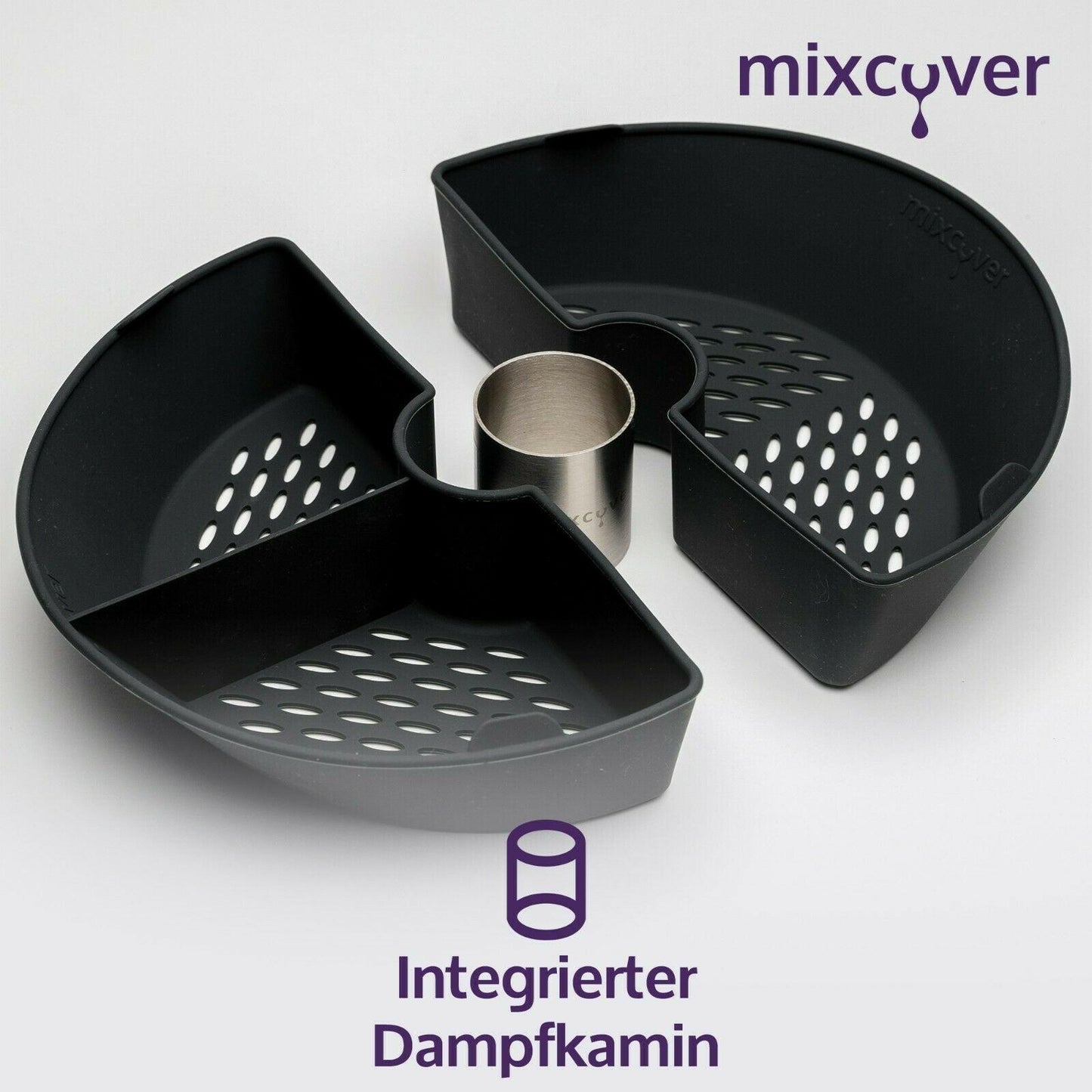 Séparateur d'espace de cuisson mixcover (quart) pour chambre de cuisson vapeur Bosch Cookit