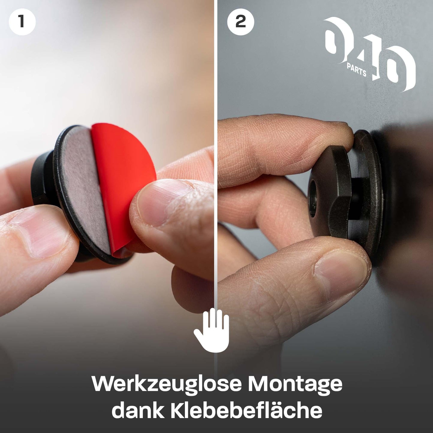 040Parts STRAZIONE DELLE NETTO PACCHIAGGIO BAGGIO VETTO VW T6 MULTIVAN CALIFORNIA BAVELLE PERSPORTO PLASTICO PORTO ADHESIVO - Parte di ricambio: staffa