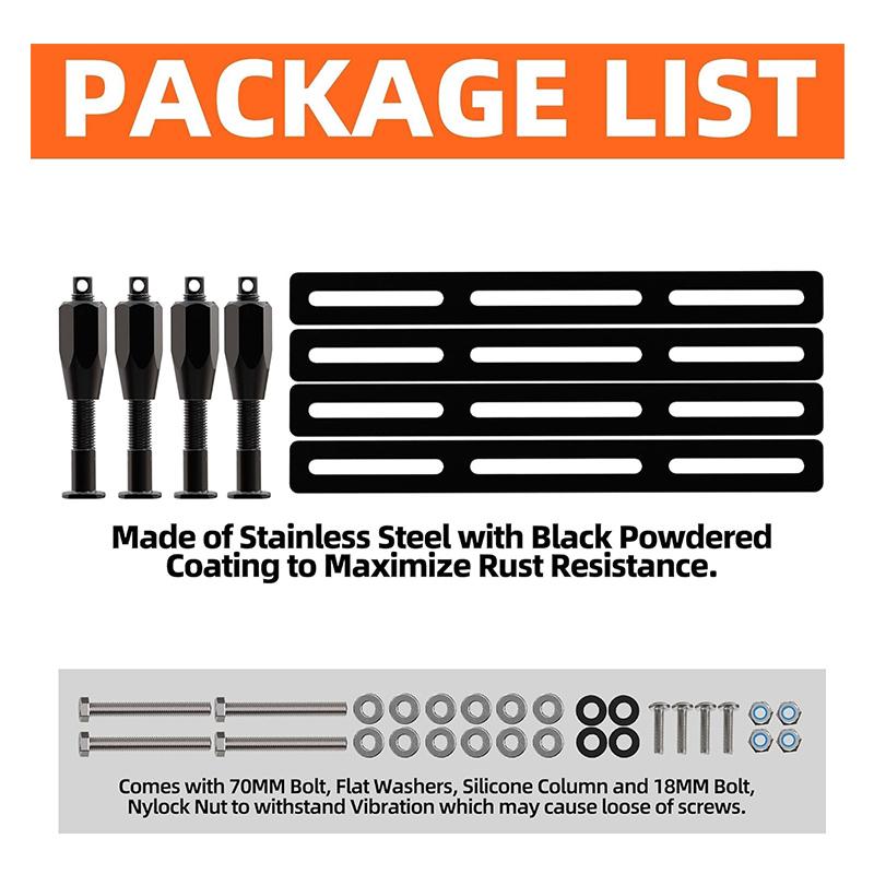 B-Ware: 040 Parts Porte-vis pour rampes de franchissement et plaques de sable Porte-plaque de sable compatible avec Maxtrax et de nombreux autres modèles